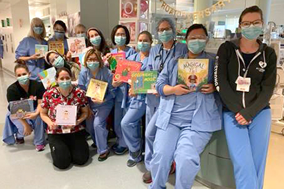 Nurses Holding Children books