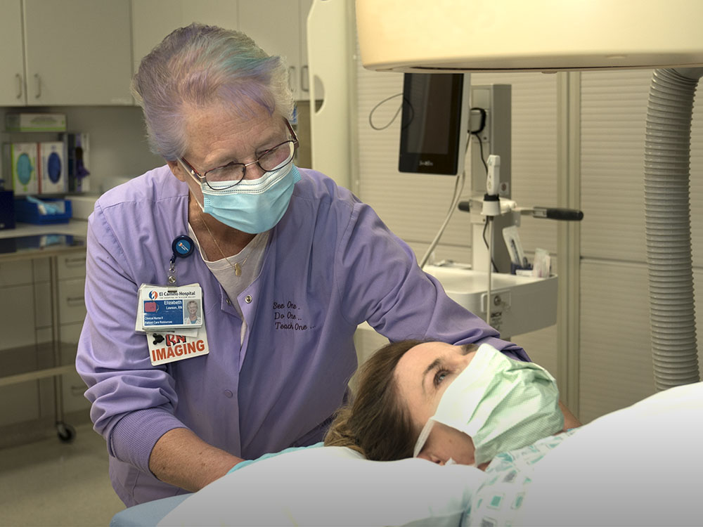 Nurses taking care of patient