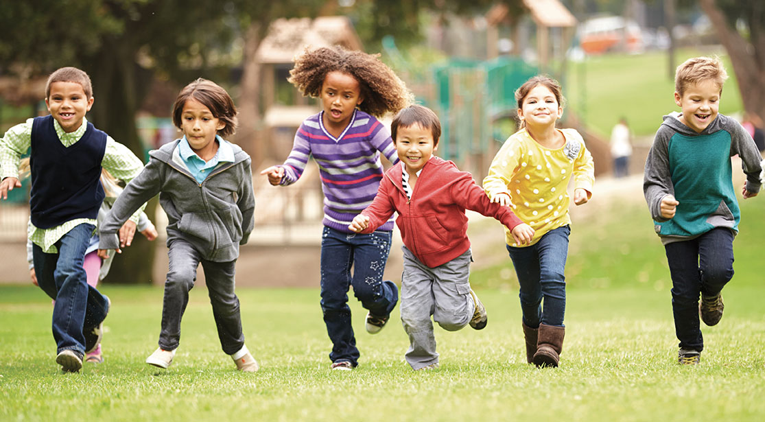 Children Running