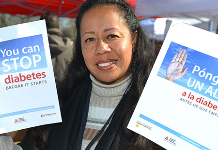 Lady Holding Sign