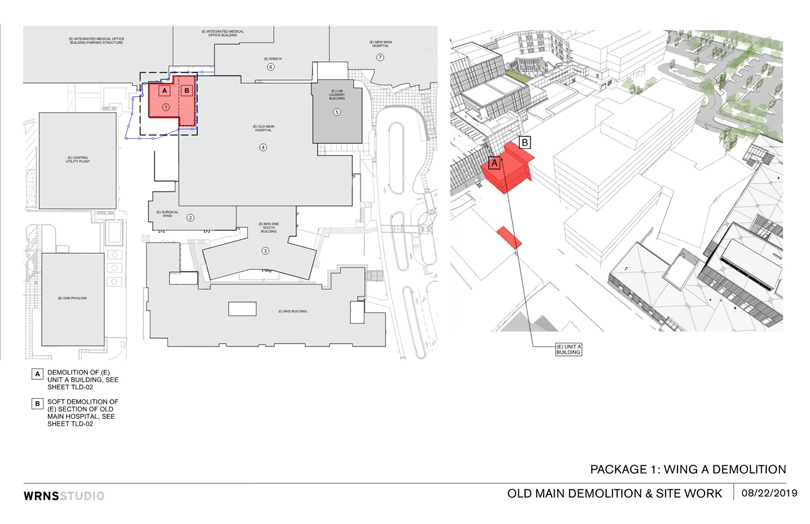 Old Main Hospital Demolition - Phase 1