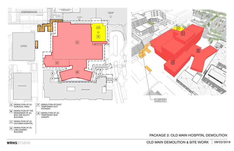 Old Main Hospital Demolition - Phase 2