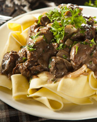 Beef Stroganoff