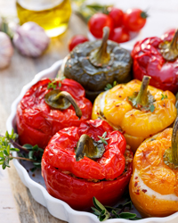 Italian Stuffed Sweet Peppers