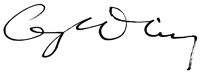 George Ting signature