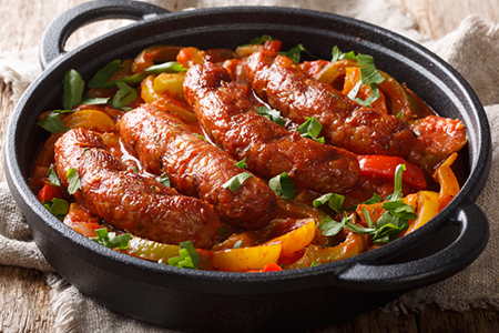 Italian Sausage with Peppers and Onions