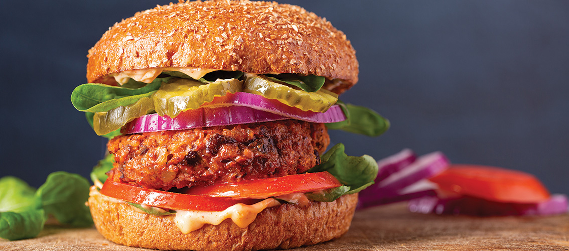 Three-Ingredient Bean Burgers