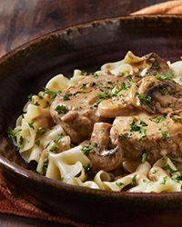 Mushroom Stroganoff