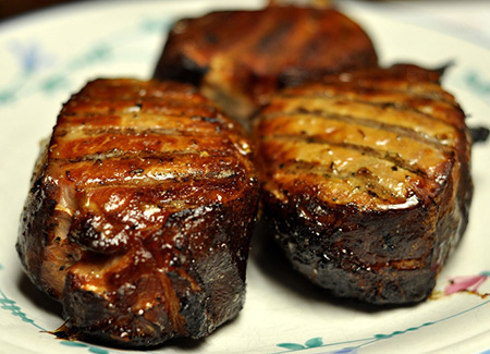 Grilled Lemongrass Pork Chops
