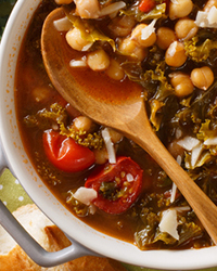 Chick Pea and Kale Stew