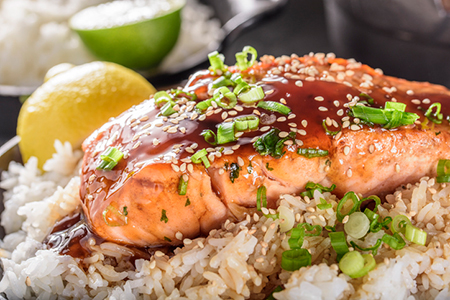 Teriyaki Glazed Salmon