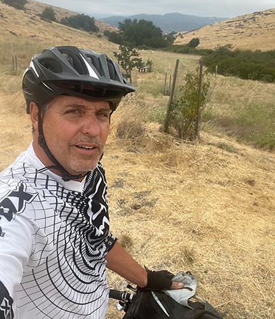 Jerry Veggian biking