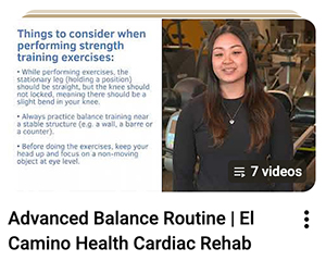 Advanced Balance Routine playlist