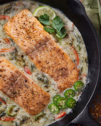 Thai Salmon Green Curry Bowl