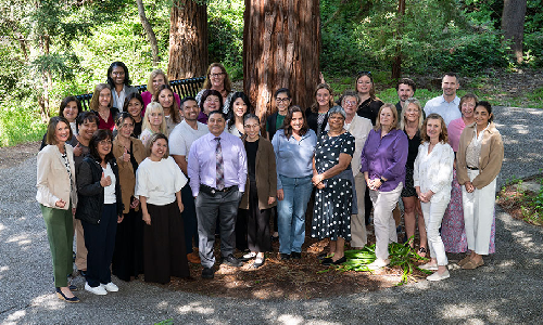 Nursing leaders gathered for an offsite workshop at Shoup Park