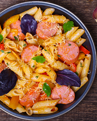 Creamy Cajun Pasta with Andouille