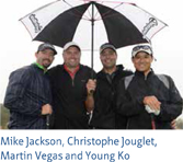 Mike Jackson, Christophe Jouglet, Martin Vegas and Young Ko