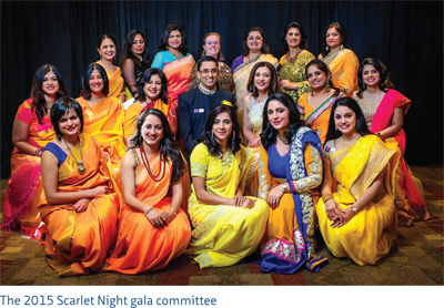 Image of 2015 Scarlet Night gala committee