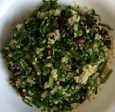 Quinoa-Spinach Salad