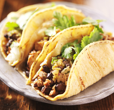 Black Bean and Brown Rice Tacos Black Bean and Brown Rice Tacos