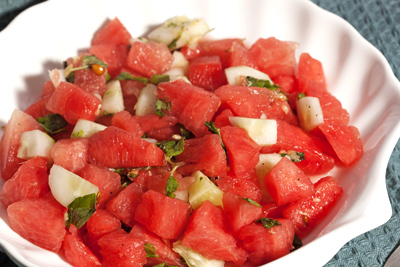 Watermelon Mojito Salad