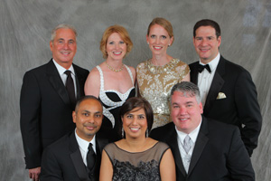 Image of Sapphire Soirree 2013 Co-chairs and Cancer Center Leadership