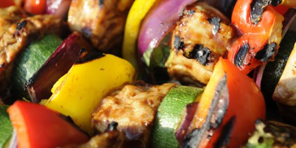 Chicken and Vegetable Kebab