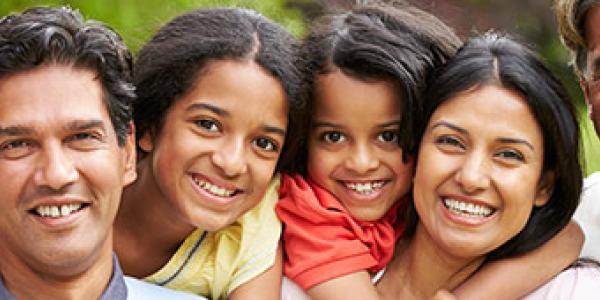 South Asian Heart Center - smiling family