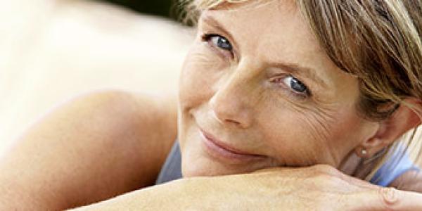 Digestive Health - smiling older woman