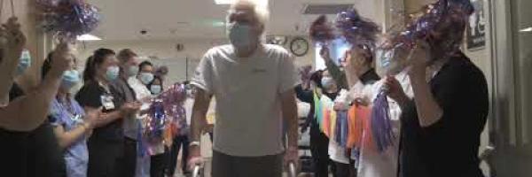 Patient with COVID-19 Goes Home
