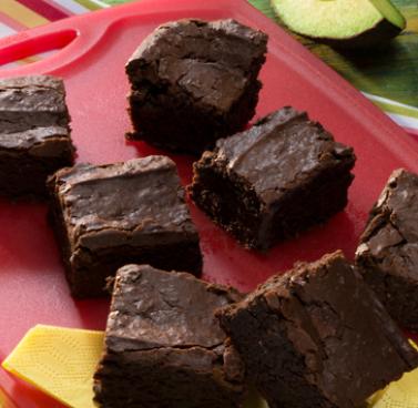 Dark Chocolate Avocado Brownies