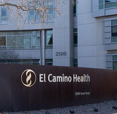El Camino Main Hospital Building in Mountain View