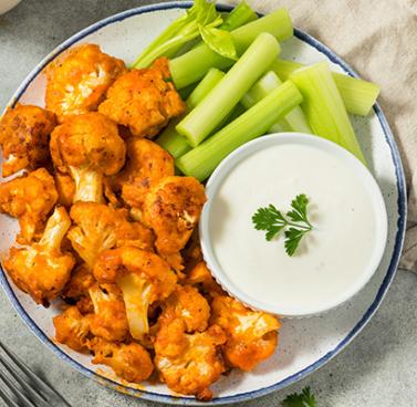 Gochujang-Glazed Cauliflower Wings