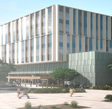 Image of an artist rendering of the proposed IMOB